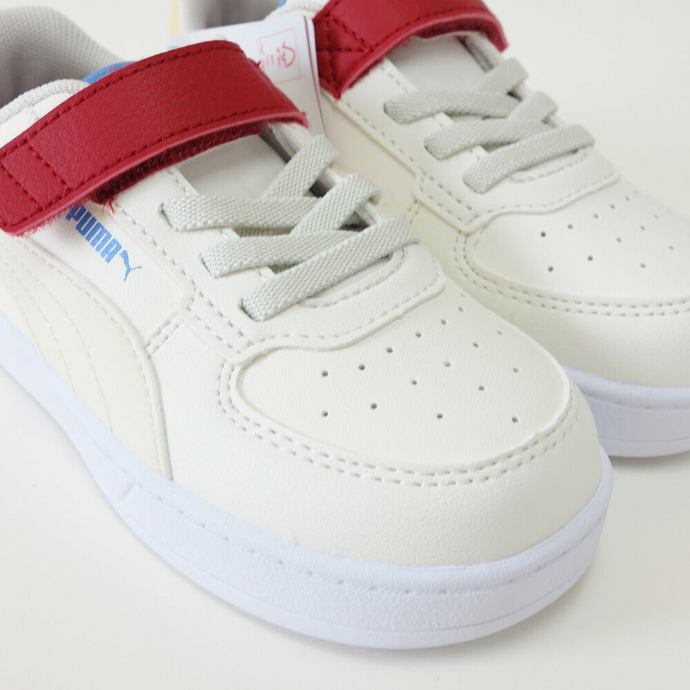 PUMAプーマ39544201(リトルキッズ)ケーブン2.0スニーカーカラー:ウォームホワイト/レッド子供靴「靴」