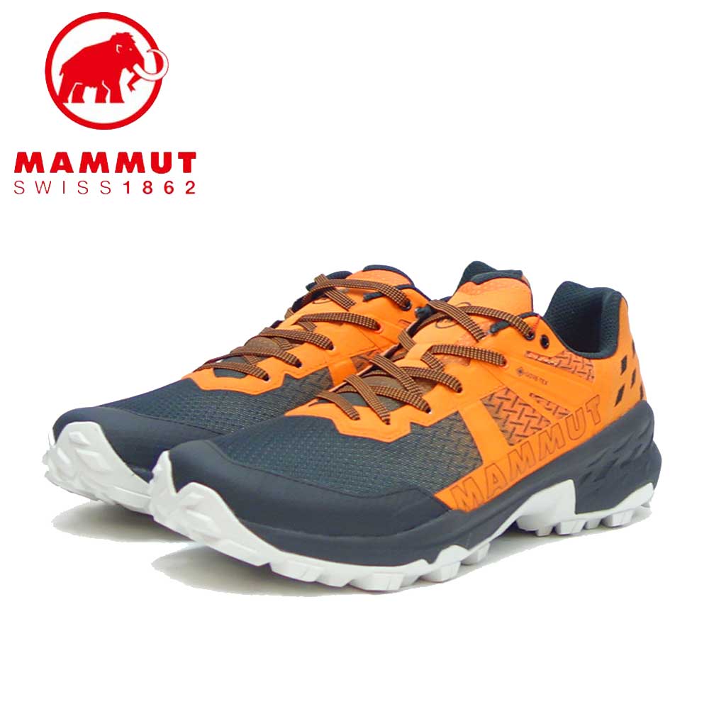 MAMMUT マムート Sertig II Low GTX Men 303004280(メンズ)カラー:black-vibrant orange(00763) アウトドアスニーカー ウォーキングシューズ 防水ハイキングシューズ「靴」