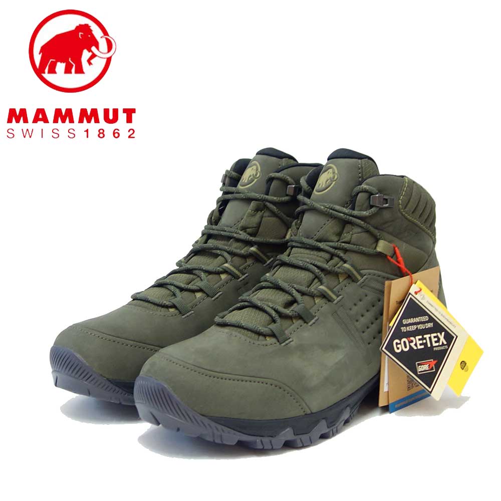 MAMMUT マムート Mercury IV Mid GTX Men 303004710(メンズ)カラー:dark iguana-iguana(40234) アウトドアスニーカー ウォーキングシューズ 防水ハイキングシューズ「靴」
