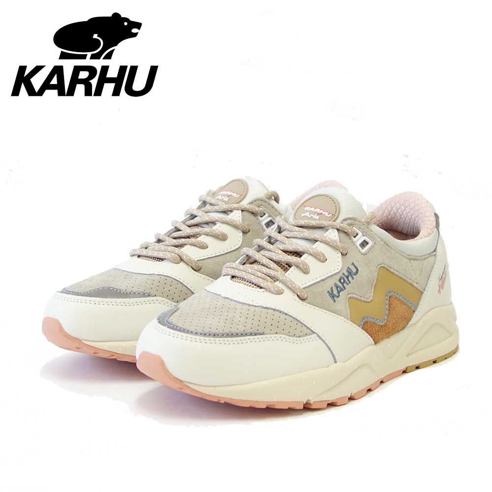 カルフ KARHU 803103 ARIA 95(アリア) カラー:Lily White / Curry (ユニセックス) レザースニーカー レディース ウォーキング 「靴」