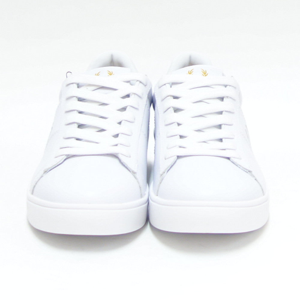 FREDPERRYフレッドペリーB4334200(ユニセックス)SPENCERLEATHER(スペンサーレザー)カラー:ホワイト天然皮革のローカットスニーカー展開サイズ23cm26cm27cm「靴」