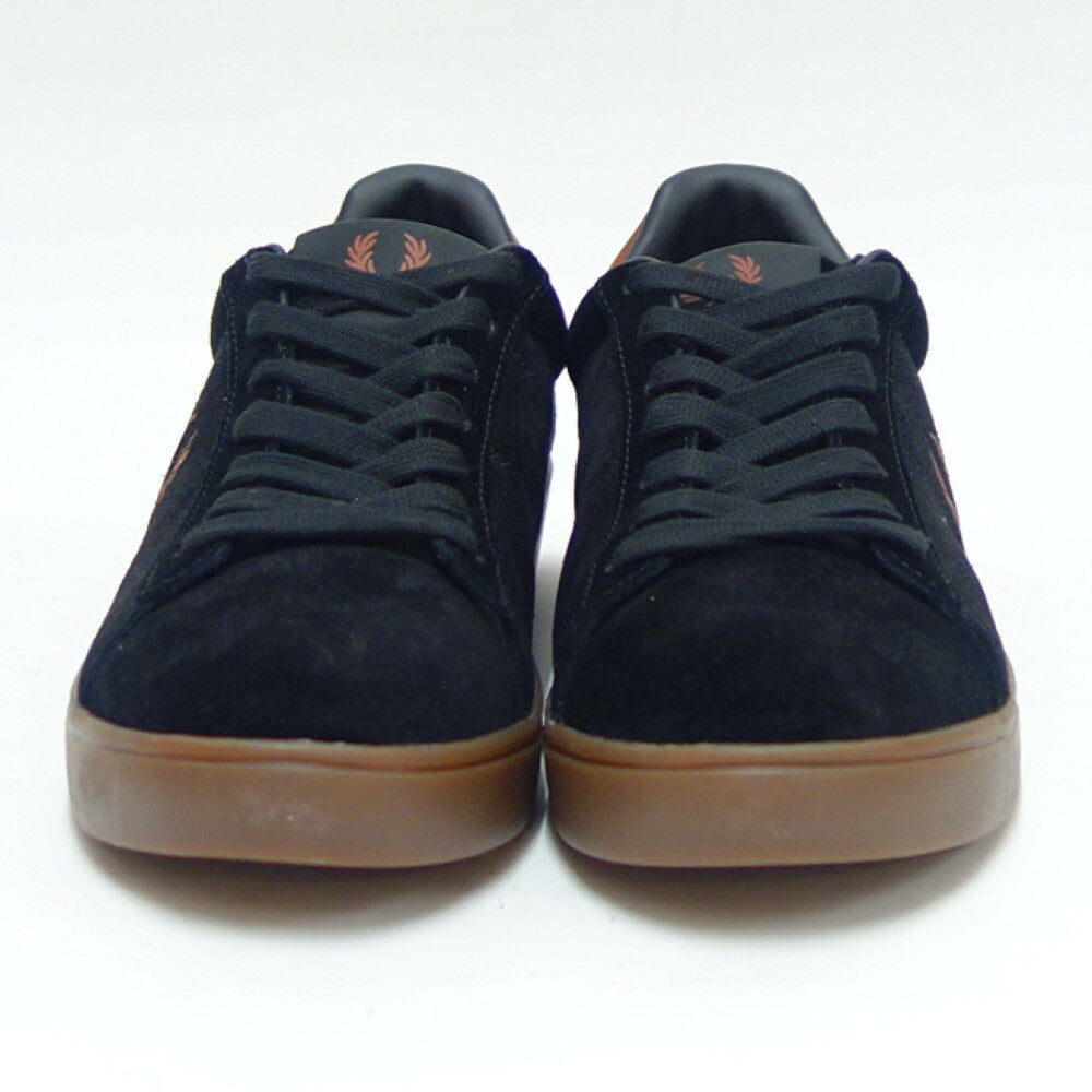 FREDPERRYフレッドペリーB5309S76(ユニセックス)SPENCERSUEDE・NUBUCK(スペンサースエード)カラー:ブラック天然皮革ローカットスニーカー「靴」