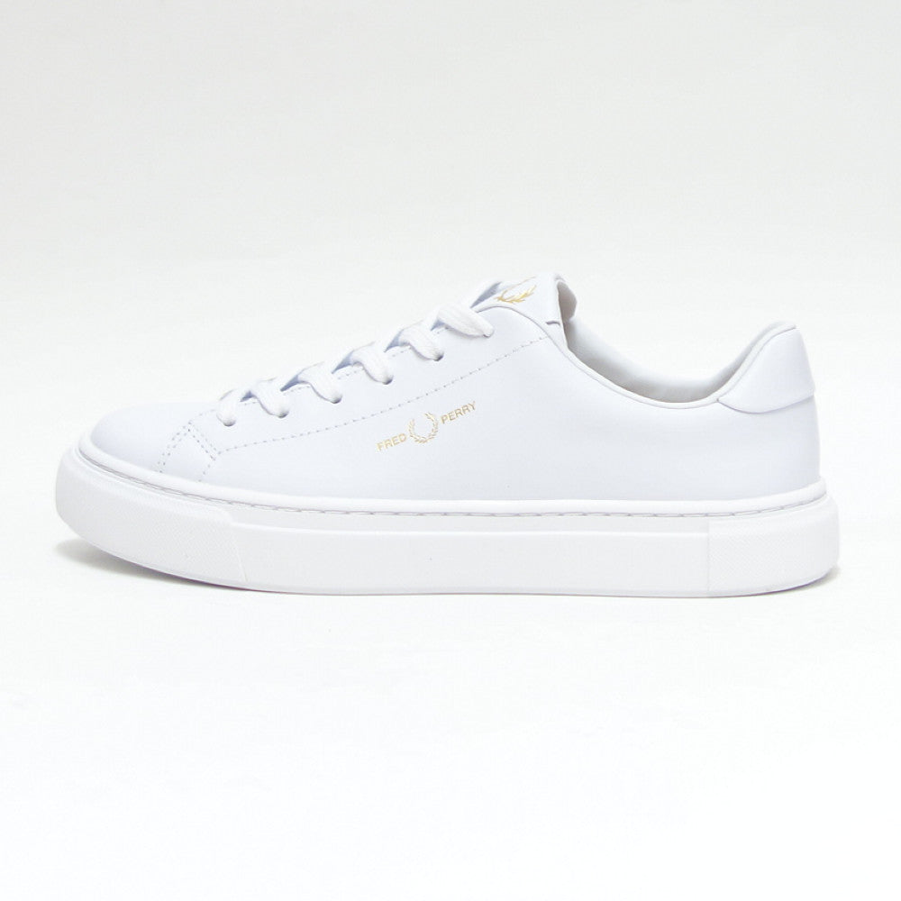 フレッドペリーFREDPERRYB5310100(ユニセックス)B71LEATHERカラー:ホワイトレザースニーカークラシックデザイン「靴」