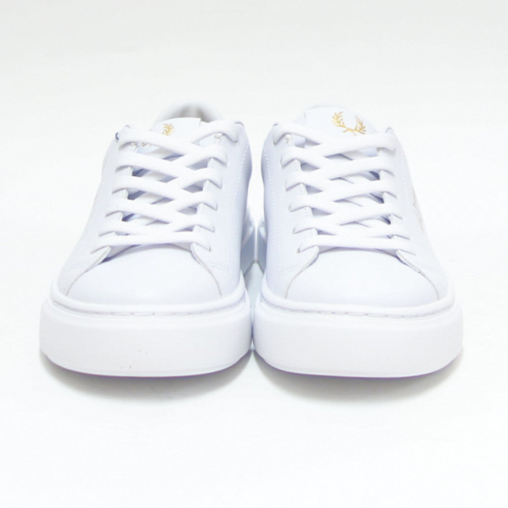フレッドペリーFREDPERRYB5310100(ユニセックス)B71LEATHERカラー:ホワイトレザースニーカークラシックデザイン「靴」
