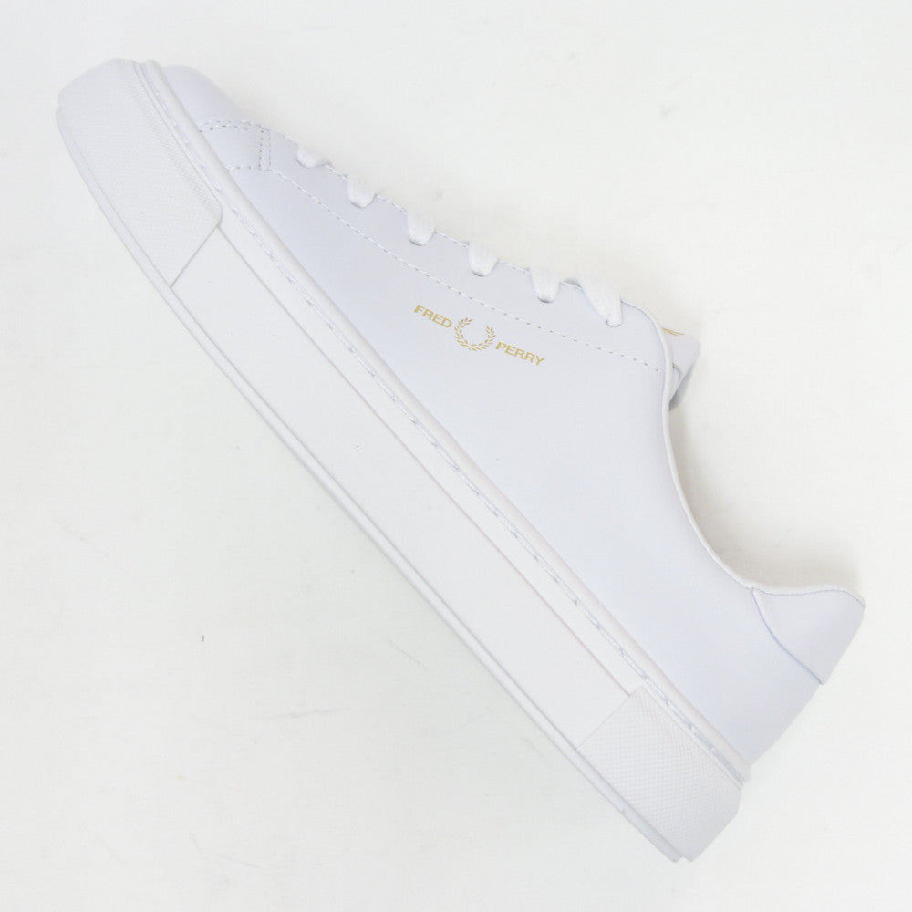フレッドペリーFREDPERRYB5310100(ユニセックス)B71LEATHERカラー:ホワイトレザースニーカークラシックデザイン「靴」