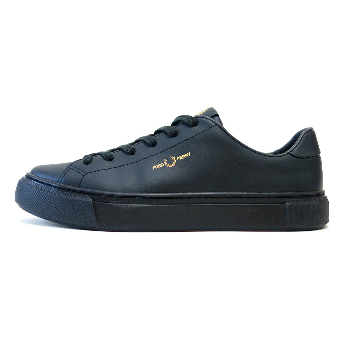 フレッドペリーFREDPERRYB5310U77(ユニセックス)B71LEATHERカラー:NightGreen/Goldレザースニーカークラシックデザイン「靴」