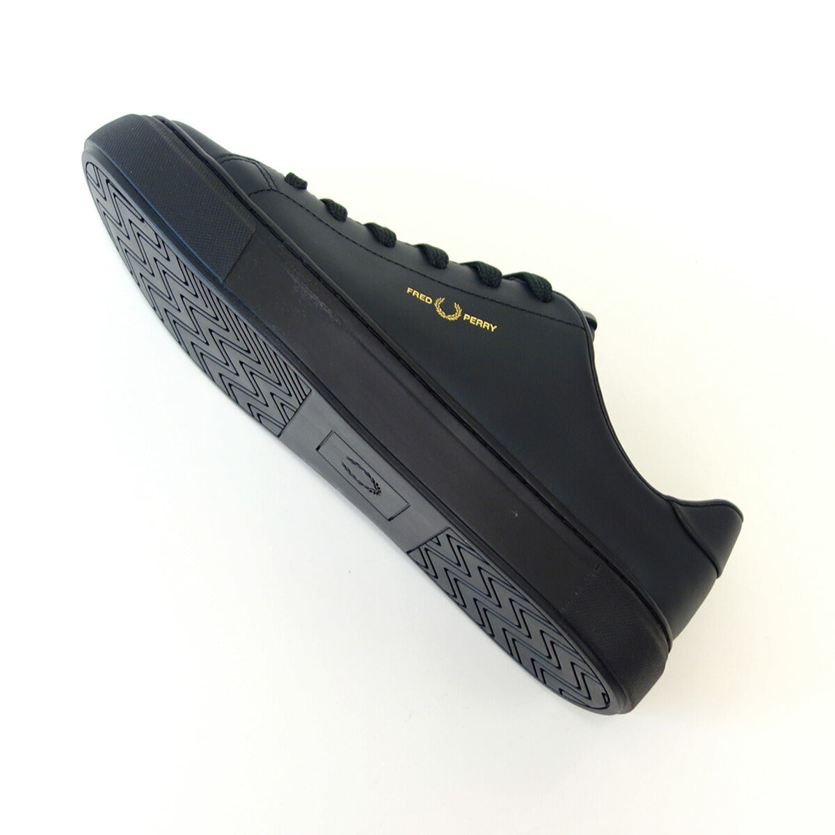 フレッドペリーFREDPERRYB5310U77(ユニセックス)B71LEATHERカラー:NightGreen/Goldレザースニーカークラシックデザイン「靴」