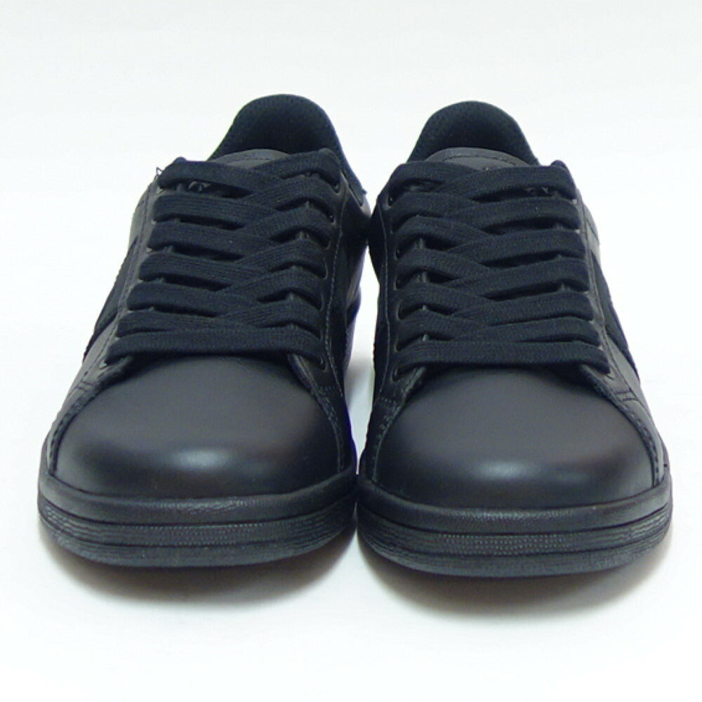 FREDPERRYフレッドペリーB6301102(ユニセックス)B721LEATHERカラー:Black天然皮革のローカットスニーカー「靴」