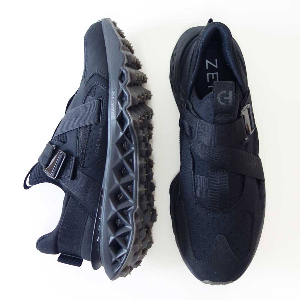コールハーンCOLEHAAN5.ゼログランドモンクストラップランナー:ブラックc36594(メンズ)ローカットスニーカーウォーキング「靴」