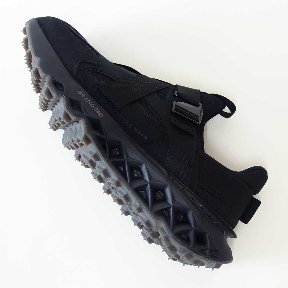 コールハーンCOLEHAAN5.ゼログランドモンクストラップランナー:ブラックc36594(メンズ)ローカットスニーカーウォーキング「靴」