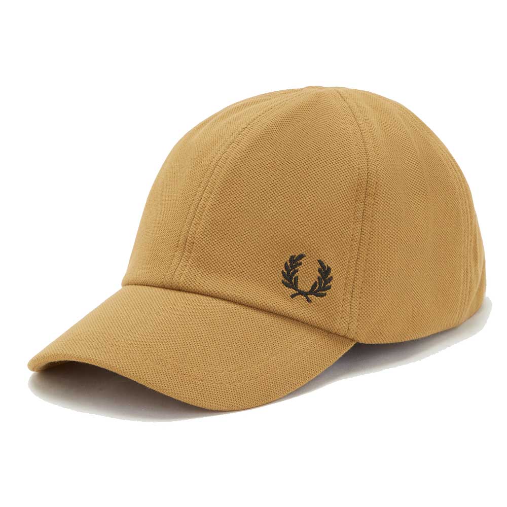 FRED PERRY フレッドペリー Pique Classic Cap HW6726(キャップ) ユニセックス フリーサイズ 帽子 カーブドバイザー ストラップ調整