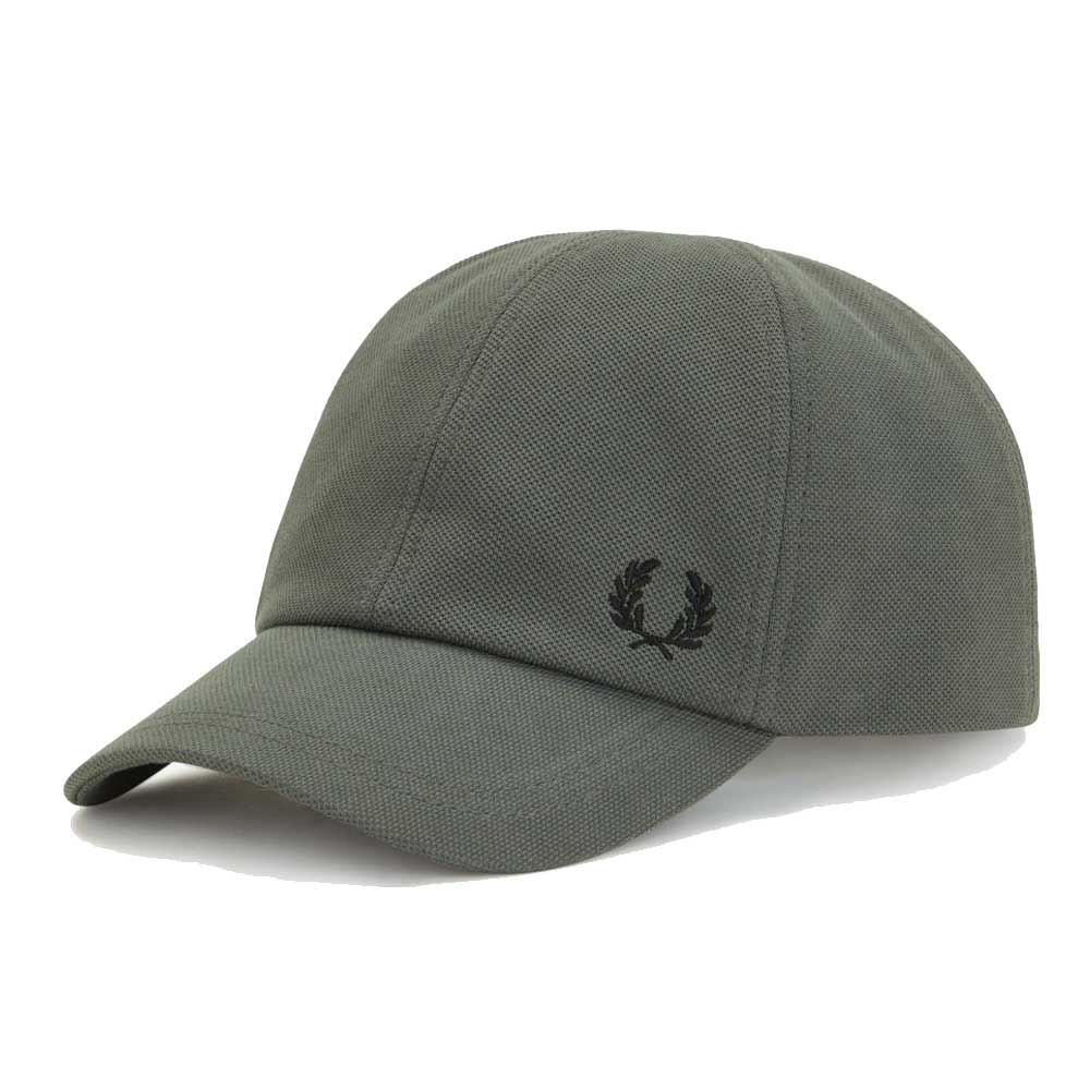 FRED PERRY フレッドペリー Pique Classic Cap HW6726(キャップ) ユニセックス フリーサイズ 帽子 カーブドバイザー ストラップ調整