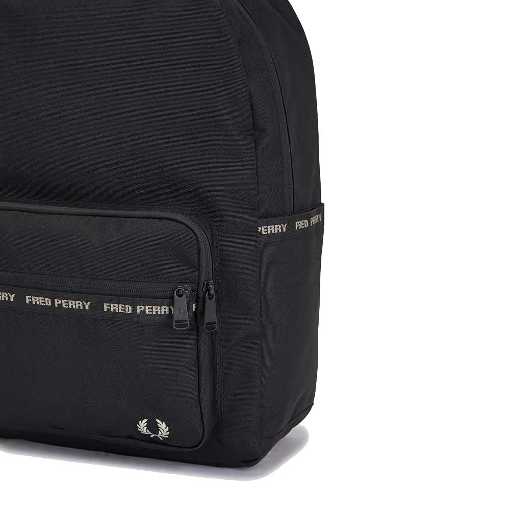 FREDPERRYフレッドペリーFredPerryTapedBackPackL7257v67(BLACK/WARMGREY)リュックバックパック