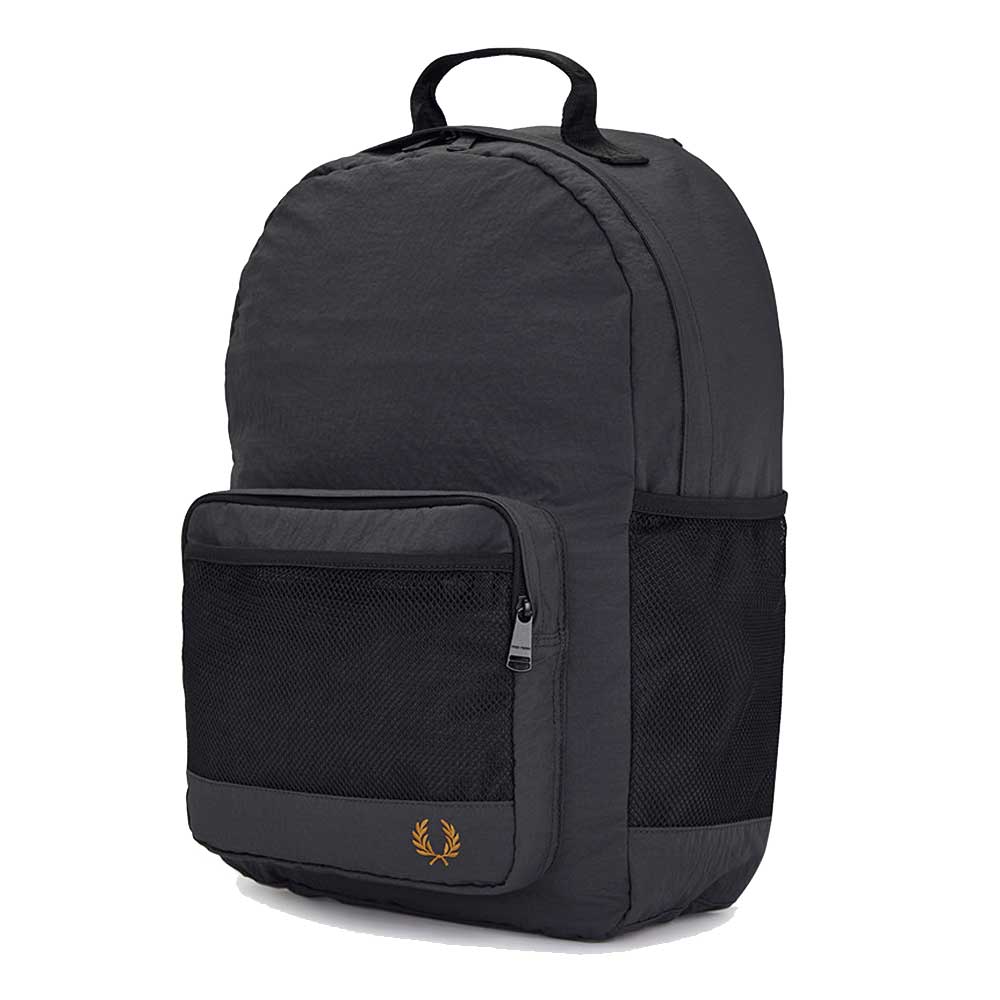 FREDPERRYフレッドペリーCrinkleNylonMeshBackPackL7290297(ANCHORGREY)リュックバックパック
