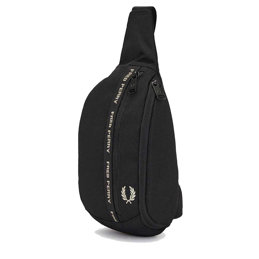 FREDPERRYフレッドペリーFredPerryTapedSlingBagL7294v67(BLACK/WARMGREY)スリングボディバックメッセンジャーバッグ