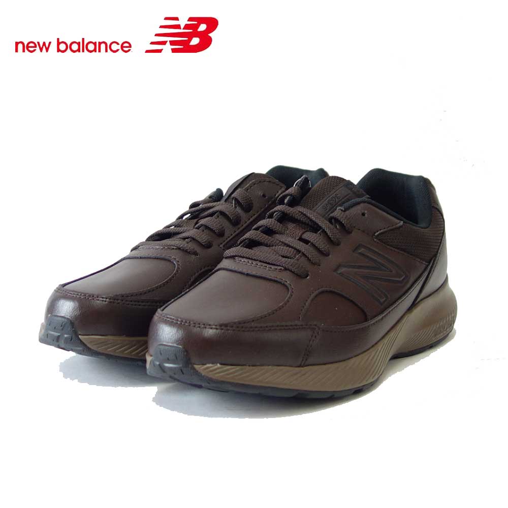 new balance ニューバランス MW363BC8 ブラウン (メンズ) 4E幅 ゆったりフィットのウォーキングシューズ サイドファスナー付き「靴」