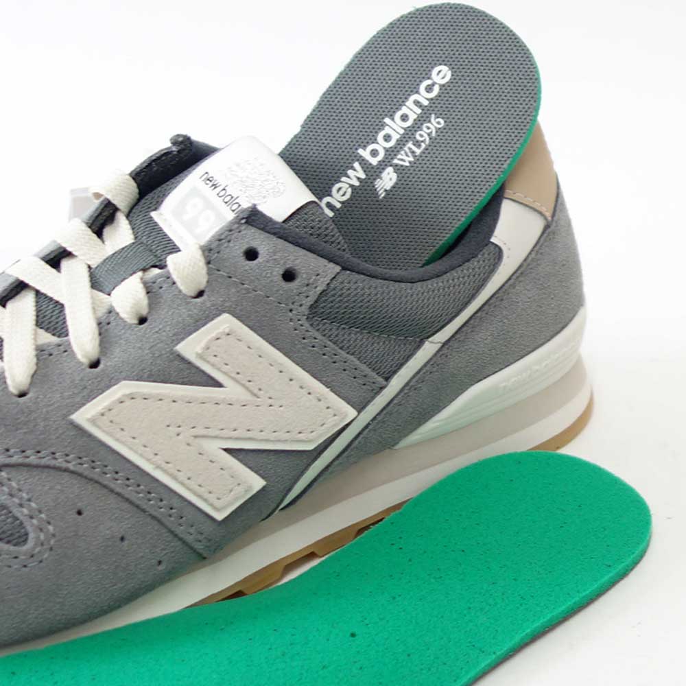 newbalanceニューバランスWL996DC2グレー(レディース)スニーカーランニングシューズウォーキングライフスタイルスエードメッシュ「靴」
