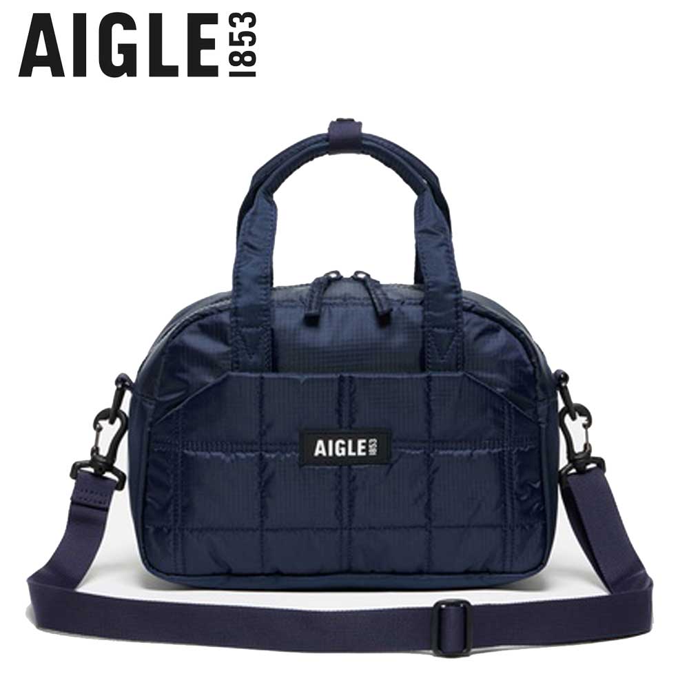 エーグル AIGLE ZNHAQ02 キルティングミニトート (ブラック・ネイビー) ショルダーバッグ ハンドバッグ トートバッグ ユニセックス