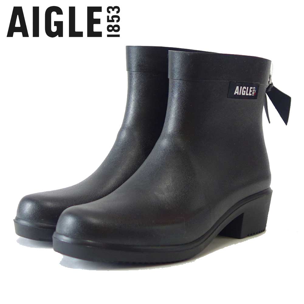 エーグル AIGLE ZZFNB28(レディース) ミリカ ボッティロン ラバーブーツ ハーフ丈 防水ブーツ ラバーソール フランス製 「靴」