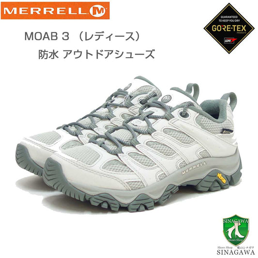 メレルMERRELL（レディース）モアブ3シンセティックゴアテックスMOABW00004921ローカット（カラーOOLONG）GORE-TEX完全防水通気性メッシュアウトドアシューズウォーキングハイキングトレイル「靴」