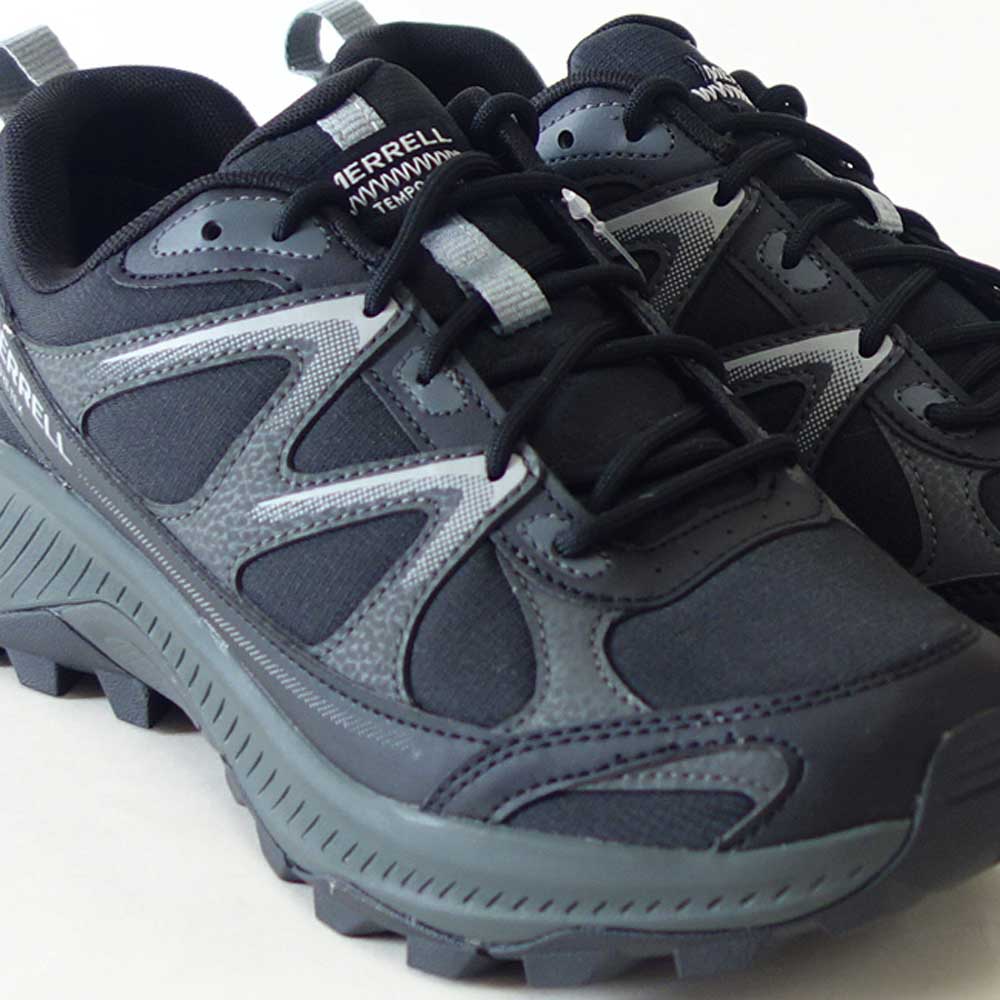 メレルMERRELL（メンズ）TEMPOEXPACTIVEGORE-TEXメンズJ00005494カラー：ブラックGORE-TEX完全防水通気性メッシュアウトドアシューズウォーキングハイキングトレイル「靴」