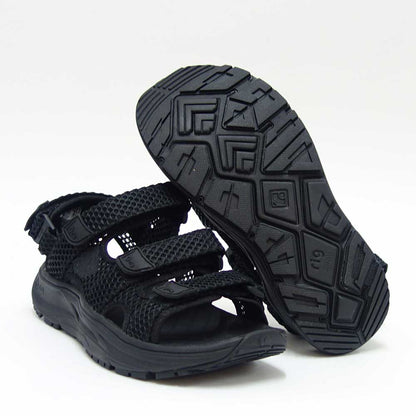 rig リグ kuvaa（クーバ） 0008 カラー：ブラック（ユニセックス） スポーツ サンダル 疲労回復 腰痛対策 リラックス効果 ストレス軽減「靴」