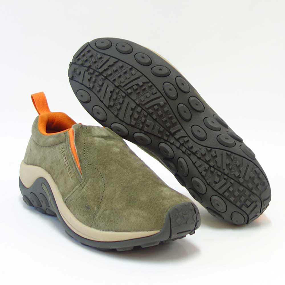 MERRELL メレル ジャングル モック JUNGLE MOC （メンズ）004491 OLIVE / ORANGE スリッポン ウォーキング「靴」