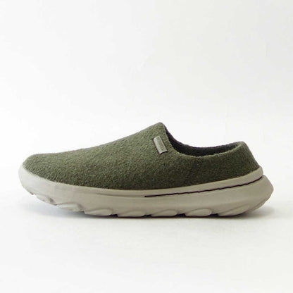 【SALE 30%OFF】 MERRELL メレル ハット モック 2 ウール スライド（レディース） 004934  カラー（オリーブ） 軽量サボ コンフォート スリッポン 室内履き キャンプシューズ「靴」