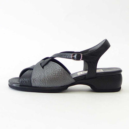 【SALE 30%OFF】 フィズリーン FIZZ REEN  0373 ブラック（レディースサンダル） ゆったりEEEEのバックストラップ（日本製） コンフォート カジュアル 4E 母の日 ギフト「靴」
