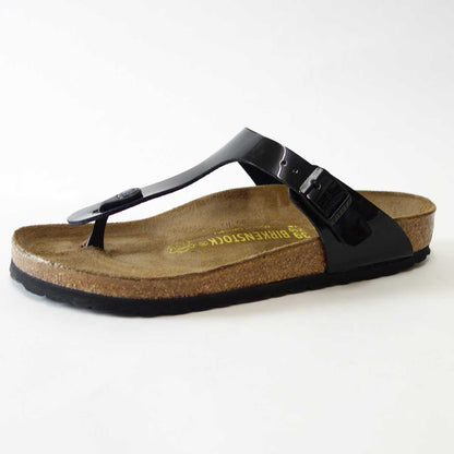 BIRKENSTOCK（ビルケンシュトック）GIZEH（ギゼ）レディース043661（ビルコフロー／ブラックパテント）ドイツ生まれの快適サンダル「靴」
