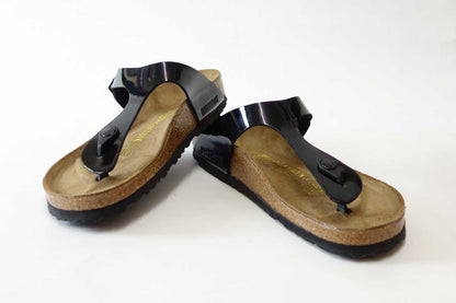 BIRKENSTOCK（ビルケンシュトック）GIZEH（ギゼ）レディース043661（ビルコフロー／ブラックパテント）ドイツ生まれの快適サンダル「靴」