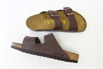 BIRKENSTOCK（ビルケンシュトック）  Arizona（アリゾナ）ダークブラウン 051701（レギュラーフィット 幅広） ドイツ生まれの快適サンダル 「靴」