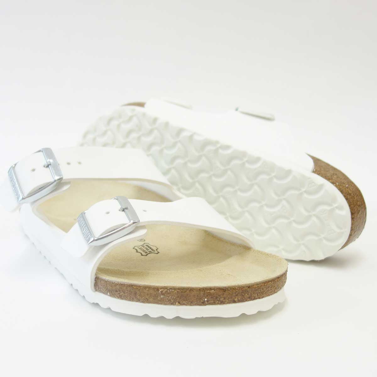 BIRKENSTOCK ビルケンシュトック ARIZONA（アリゾナ）ユニセックス  051733 ホワイト（ナローフィット 幅狭） ドイツ生まれの快適サンダル 「正規品」 「靴」