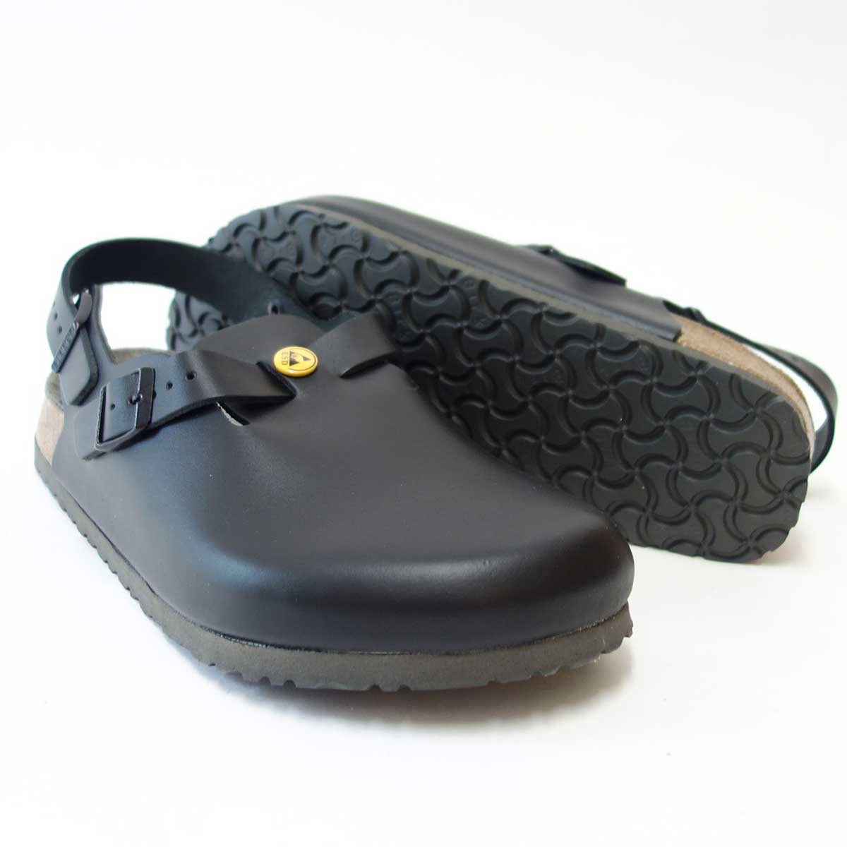 BIRKENSTOCK ビルケンシュトック プロフェッショナル  Tokio（トキオ） ESD 帯電消散機能付き  061400 ブラック（メンズ） ナチュラルな天然皮革アッパー 「靴」