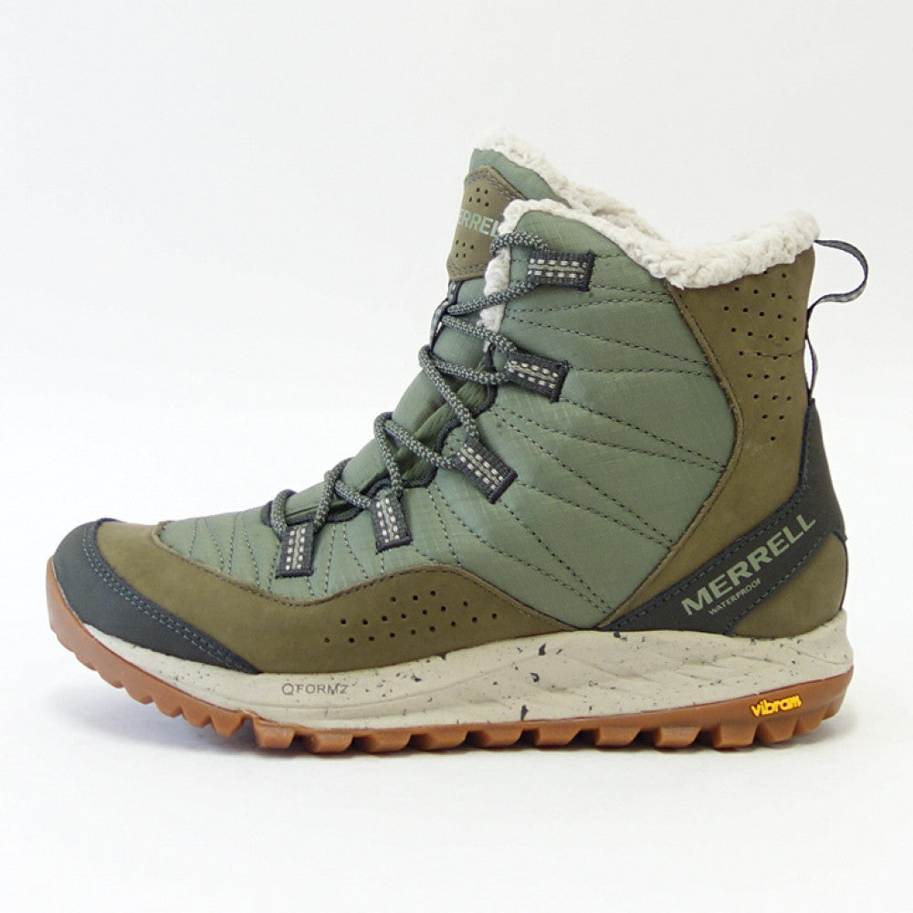 【SALE 30%OFF】 MERRELL メレル アントラ スニーカー ブーツ（レディース） 066948  LICHEN 防水 ウォーキング  高機能ビブラムソール 新感覚コンフォートスニーカー 「靴」