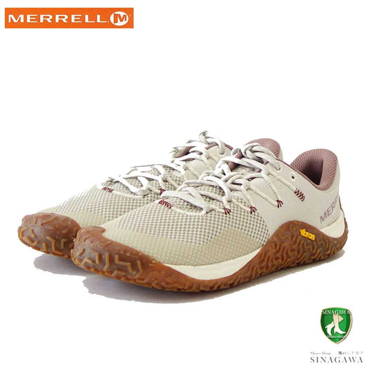 MERRELL メレル トレイル グローブ 7 TRAIL GLOVE 7 （レディース） 067710  オイスター/ガム ベアフットシューズ ローカット ハイキングモデル「靴」