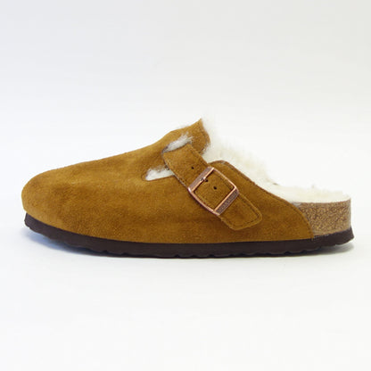 ビルケンシュトック BIRKENSTOCK Boston VL/Fell（ボストン）幅狭（ナローフィット） 1001141（スエードレザー／ミンク）（ラムスキンボア） サボ クロッグ ドイツ製快適サンダル 「靴」