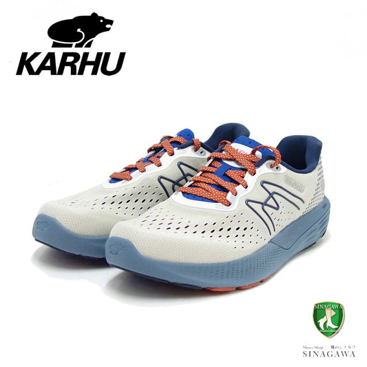 カルフ KARHU IKONI ORTIX 100330 ボーンホワイト／ブルーミラージュ（メンズ） イコニ 2.0 ランニングシューズ  ウォーキング 軽量スニーカースニーカー  展開サイズ 26cm 27cm 28cm 「靴」