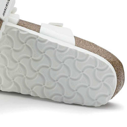 BIRKENSTOCKビルケンシュトックMAYARI（マヤリ）パテントホワイト1005280（レギュラーフィット幅広）レディースサンダルミュールクロッグコンフォートドイツ製「正規品」「靴」