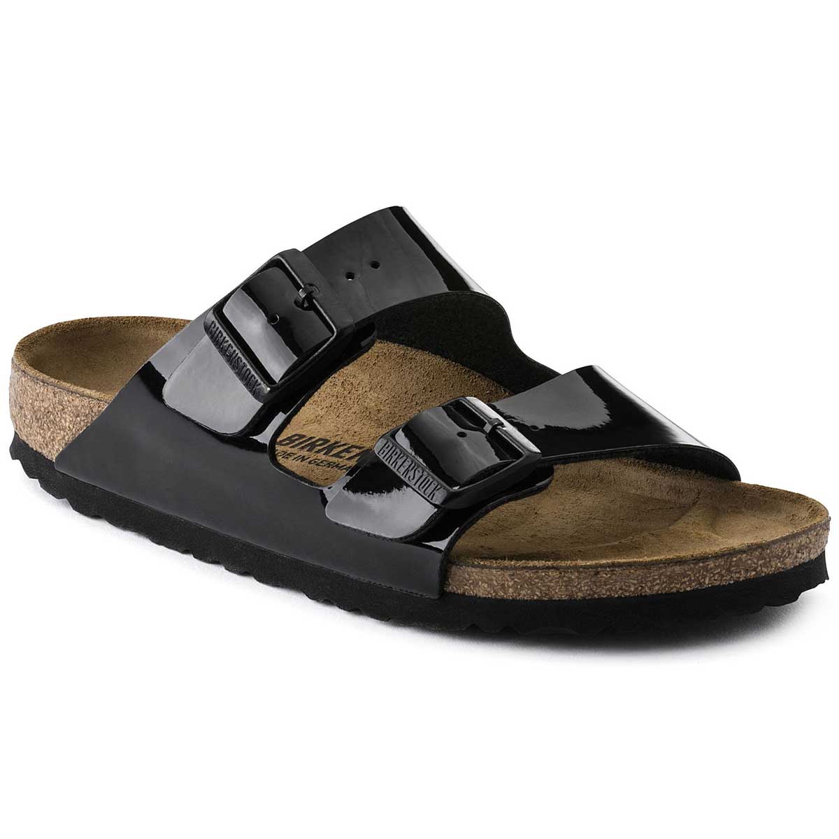 ビルケンシュトック BIRKENSTOCK ARIZONA（アリゾナ）<br>GC 1005292 ブラック パテント（ビルコフロー）<BR>（レディース サンダル）「正規輸入品」ドイツ生まれの快適サンダル<br>「靴」