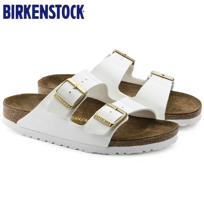 ビルケンシュトック BIRKENSTOCK ARIZONA（アリゾナ）<br>GC 1005294 ホワイトパテント（ビルコフロー）<BR>（レディース サンダル）「正規輸入品」ドイツ生まれの快適サンダル<br>「靴」