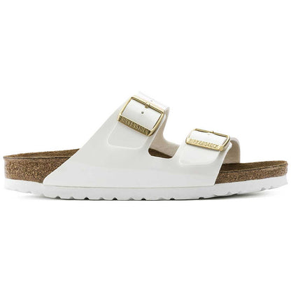 ビルケンシュトック BIRKENSTOCK ARIZONA（アリゾナ）<br>GC 1005294 ホワイトパテント（ビルコフロー）<BR>（レディース サンダル）「正規輸入品」ドイツ生まれの快適サンダル<br>「靴」