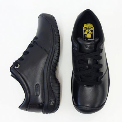 KEEN キーン PTC OXFORD 1006999  ピーティーシー オックスフォード ワークシューズ カラー：ブラック 防水 ビジネス ウォーキング （レディース）「靴」