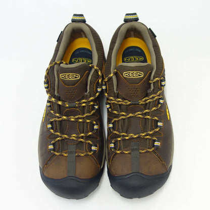 KEEN キーン TARGHEE 2 ターギー 2   1008417（メンズ）カラー：Cascade Brown / Golden Yellow アウトドア ウォータープルーフ スニーカー ウォーキング「靴」