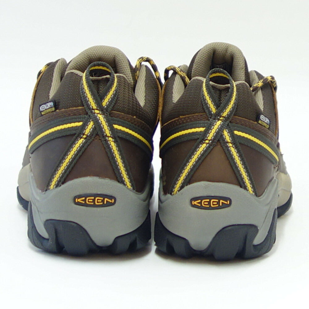 KEEN キーン TARGHEE 2 ターギー 2   1008417（メンズ）カラー：Cascade Brown / Golden Yellow アウトドア ウォータープルーフ スニーカー ウォーキング「靴」