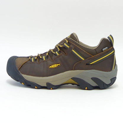 KEEN キーン TARGHEE 2 ターギー 2   1008417（メンズ）カラー：Cascade Brown / Golden Yellow アウトドア ウォータープルーフ スニーカー ウォーキング「靴」