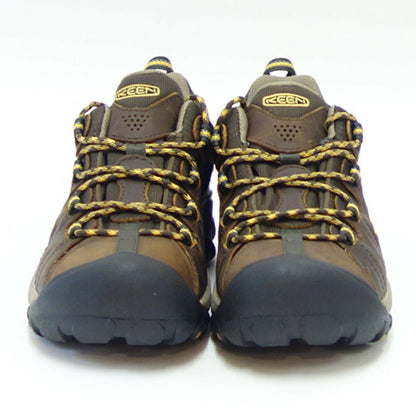 KEEN キーン TARGHEE 2 ターギー 2   1008417（メンズ）カラー：Cascade Brown / Golden Yellow アウトドア ウォータープルーフ スニーカー ウォーキング「靴」