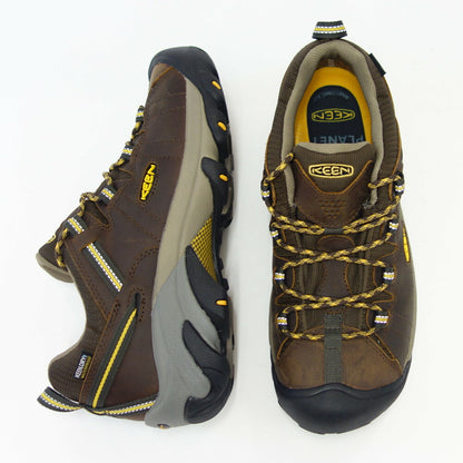 KEEN キーン TARGHEE 2 ターギー 2   1008417（メンズ）カラー：Cascade Brown / Golden Yellow アウトドア ウォータープルーフ スニーカー ウォーキング「靴」