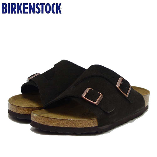 ビルケンシュトック BIRKENSTOCK Zurich Soft Footbed（チューリッヒ ソフトフットベッド）  1009531 モカ（スエードレザー） （レディース サンダル ナローフィット）「正規輸入品」 「靴」