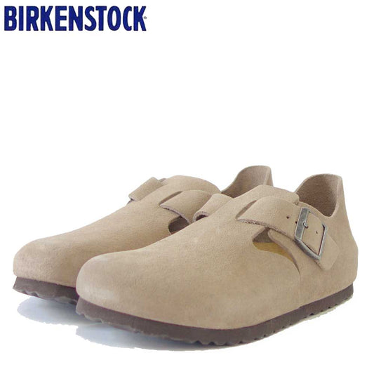 ビルケンシュトック BIRKENSTOCK LONDON（ロンドン）メンズ レギュラーフィット  1010503（スエードレザー／トープ） スリッポン コンフォート シューズ「靴」